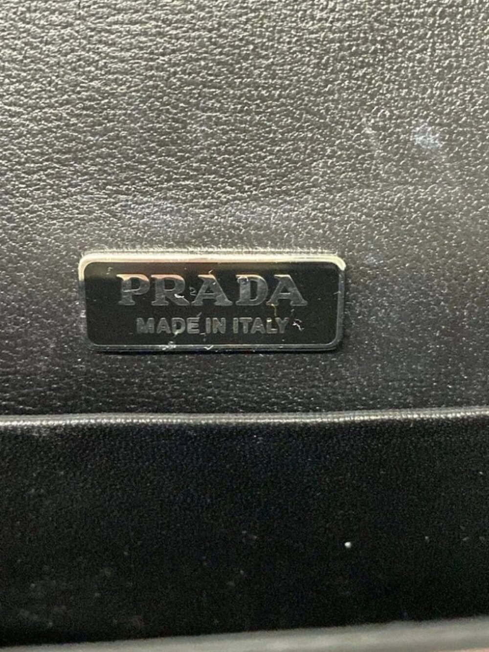 PRADA CAHiER Purple Black Silver Patent Leather Leather Shoulder Bag - Picture 13 of 15